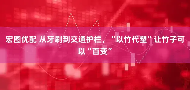 宏图优配 从牙刷到交通护栏，“以竹代塑”让竹子可以“百变”